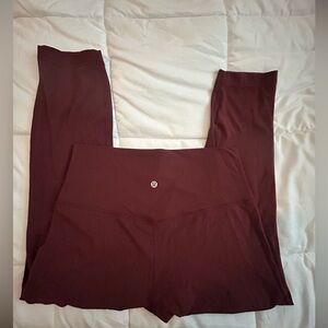 Lululemon Burgundy Leggings SIZE 10